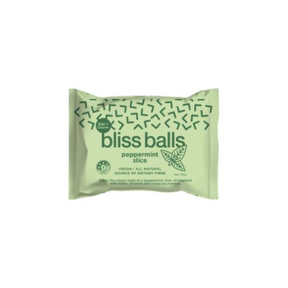 Keep It Cleaner Bliss Balls Peppermint Slice 40g