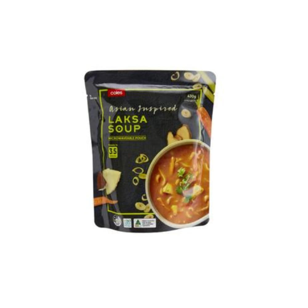 콜스 락사 수프 위드 코냑 누들스 430g, Coles Laksa Soup with Konjac Noodles 430g