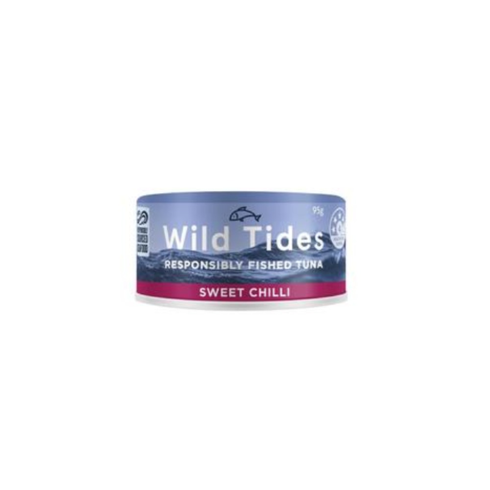 와일드 타이드즈 스윗 칠리 피쉬드 튜나 95g, Wild Tides Sweet Chilli Fished Tuna 95g
