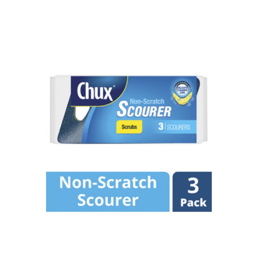 축스 논 스크래치 스카우러 스펀지 3 팩, Chux Non Scratch Scourer Sponge 3 pack