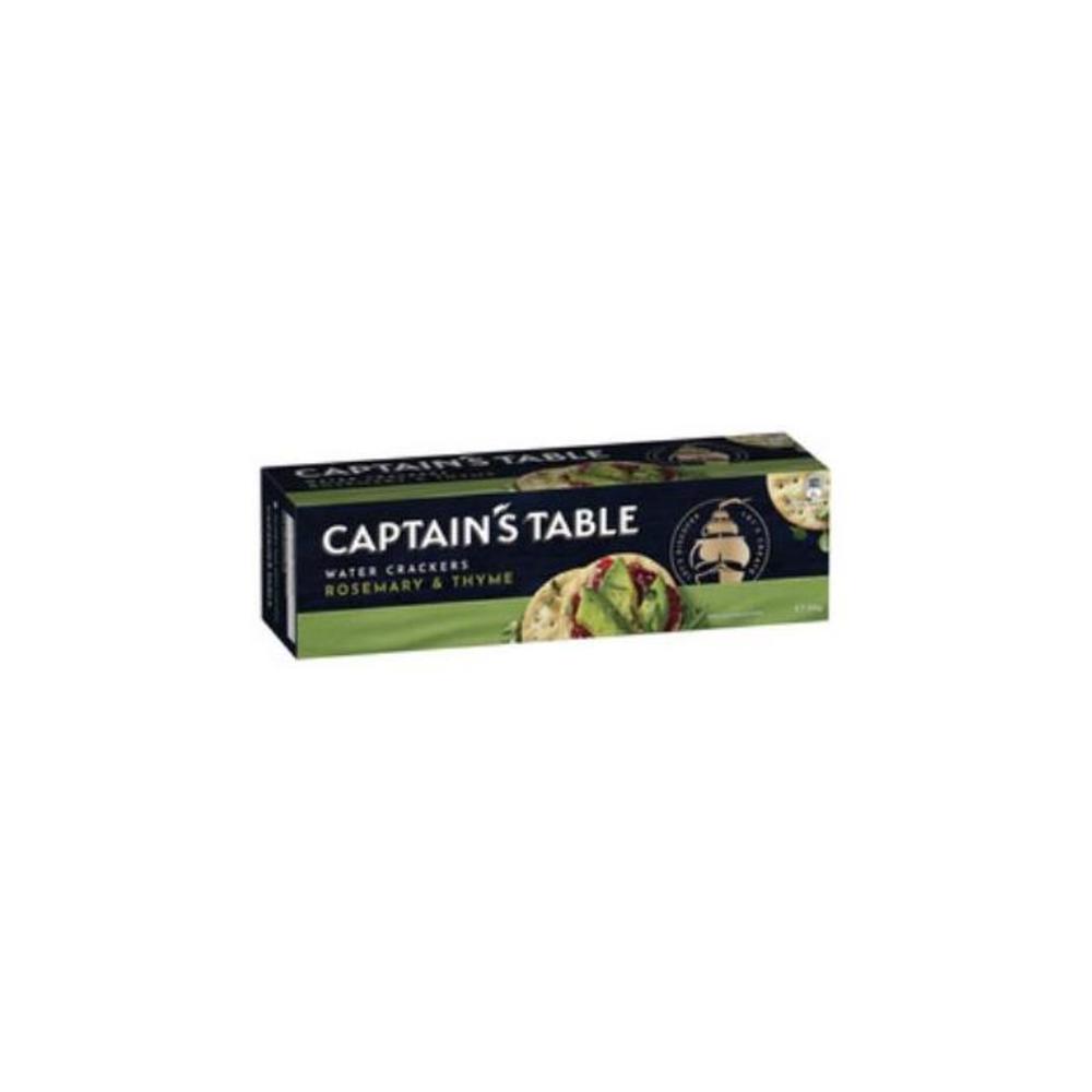 Captain&#039;s Table Rosemary &amp; Thyme Water Crackers 125g