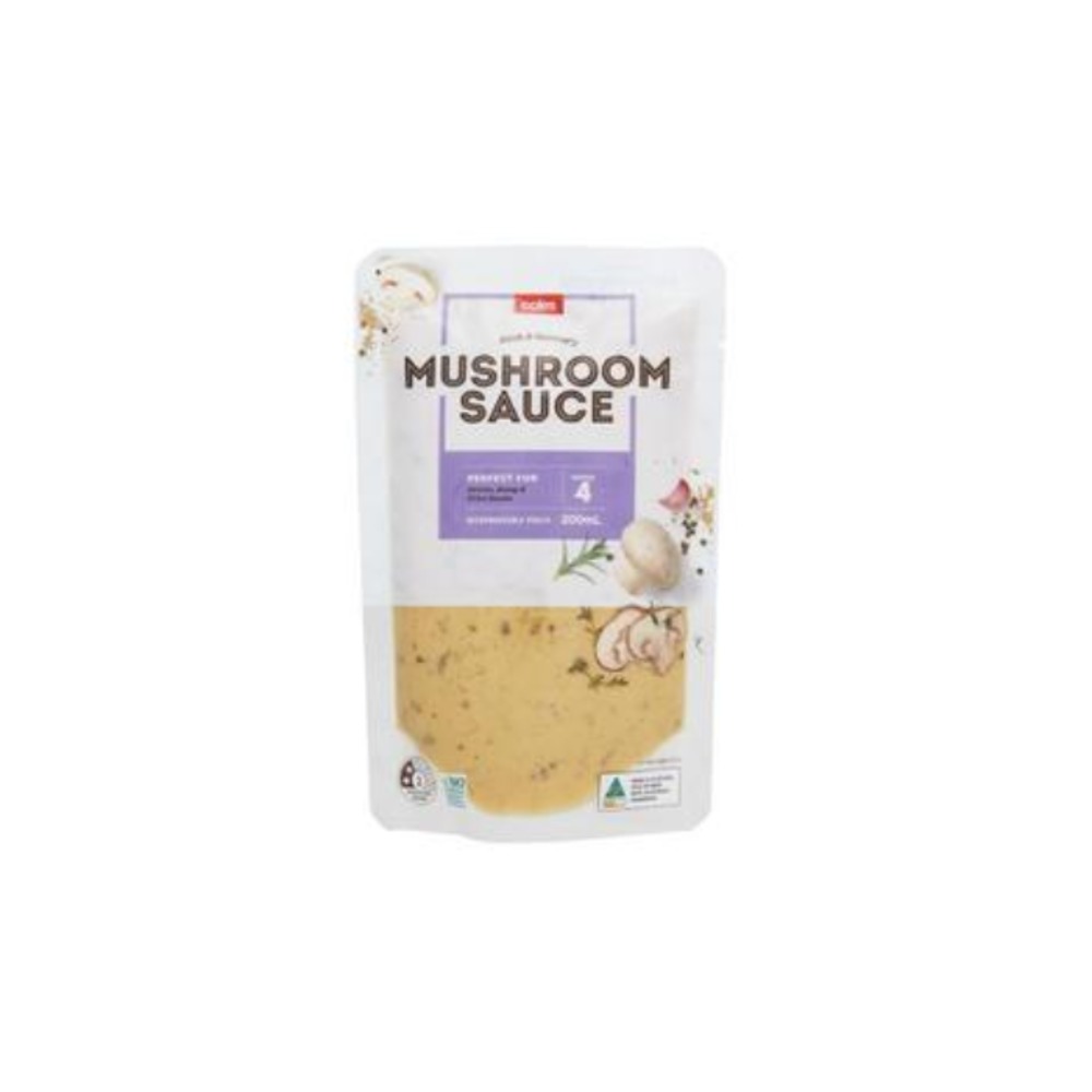 콜스 프리미엄 머쉬룸 소스 200ml, Coles Premium Mushroom Sauce 200mL