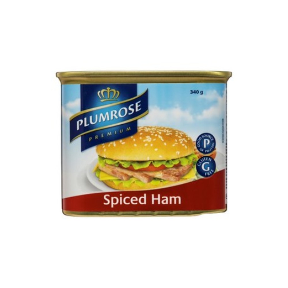플럼로즈 캔드 스파이스드 햄 340g, Plumrose Canned Spiced Ham 340g