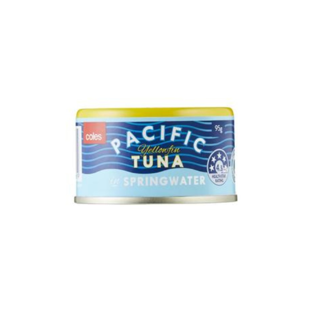 콜스 파시픽 튜나 인 스프링 워터 95g, Coles Pacific Tuna In Spring Water 95g