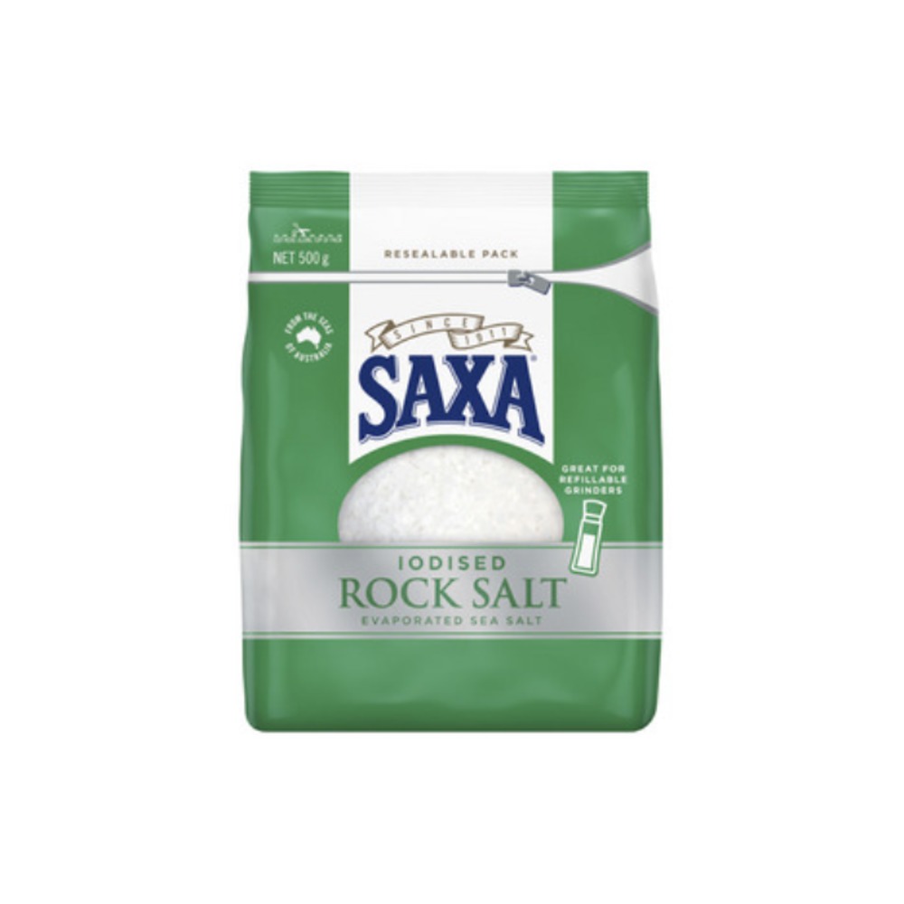 색사 아이오다이즈드 록 솔트 500g, Saxa Iodised Rock Salt 500g