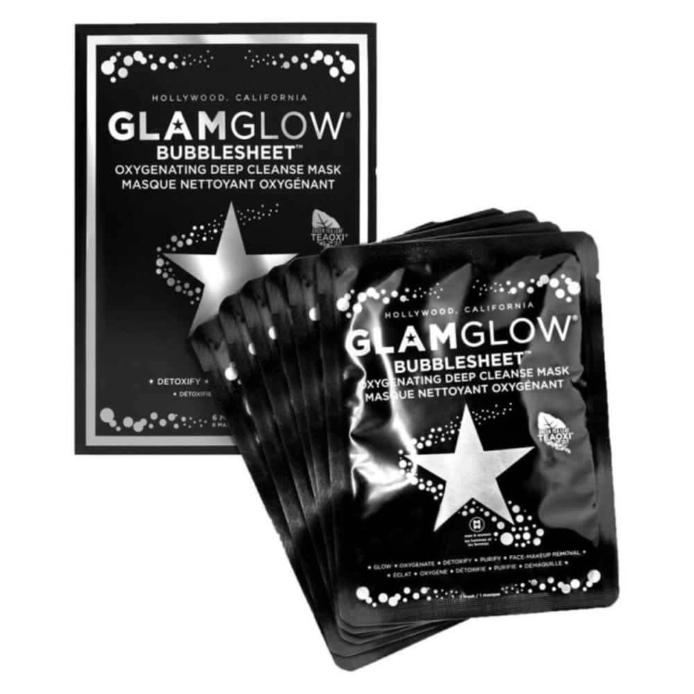 글램글로우 버블시트™ 옥시제네이팅 딥 클렌즈 마스크, GlamGlow BUBBLESHEET™ Oxygenating Deep Cleanse Mask V-030752