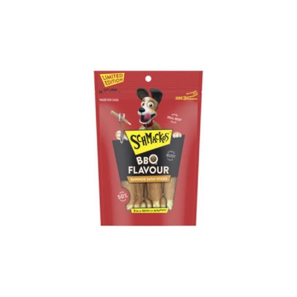 Schmackos BBQ Chicken Satay Stick Dog Treat 90g 3994840P