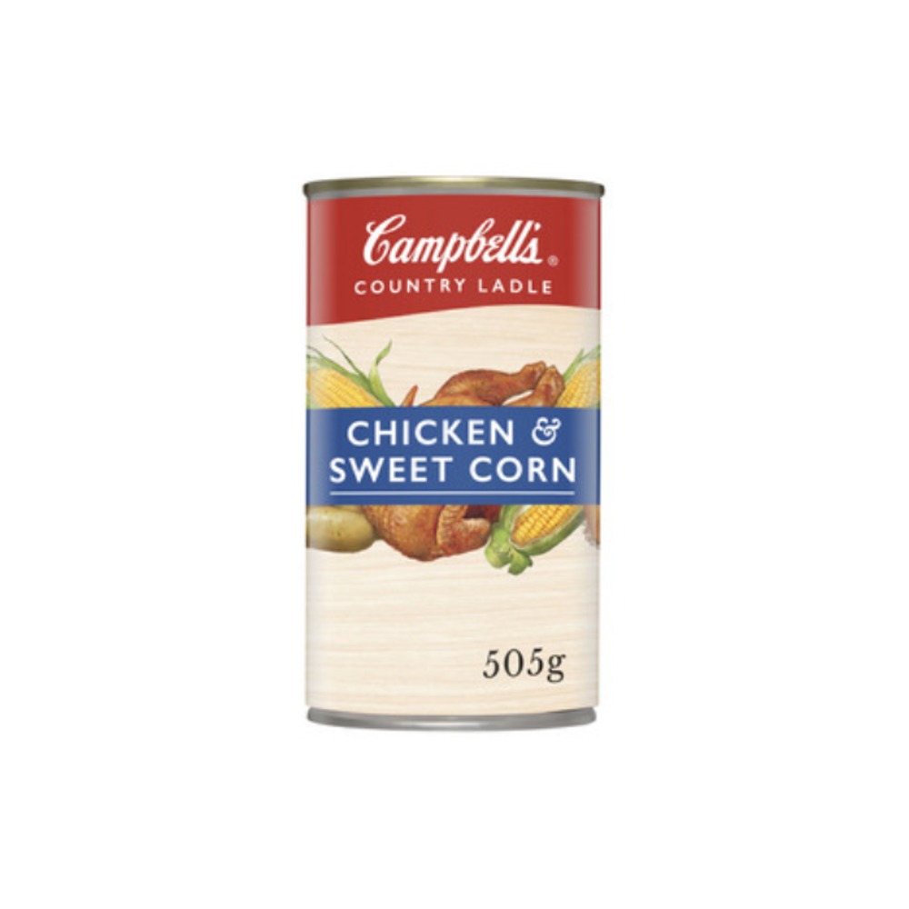 캠벨 컨트리 레이들 치킨 스윗 콘 수프 캔 505g, Campbells Country Ladle Chicken Sweet Corn Soup Can 505g
