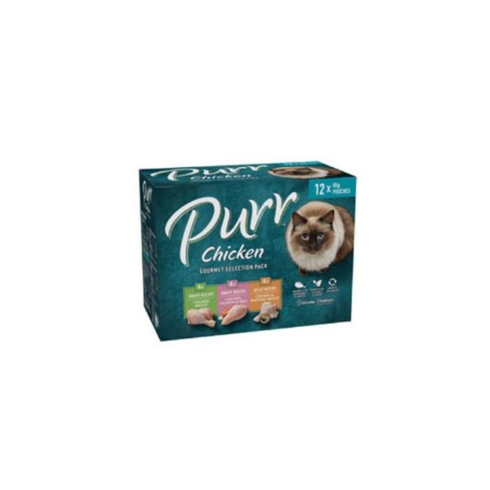 Purr Chicken Selection Cat Food 12x85g 12 pack 3707880P