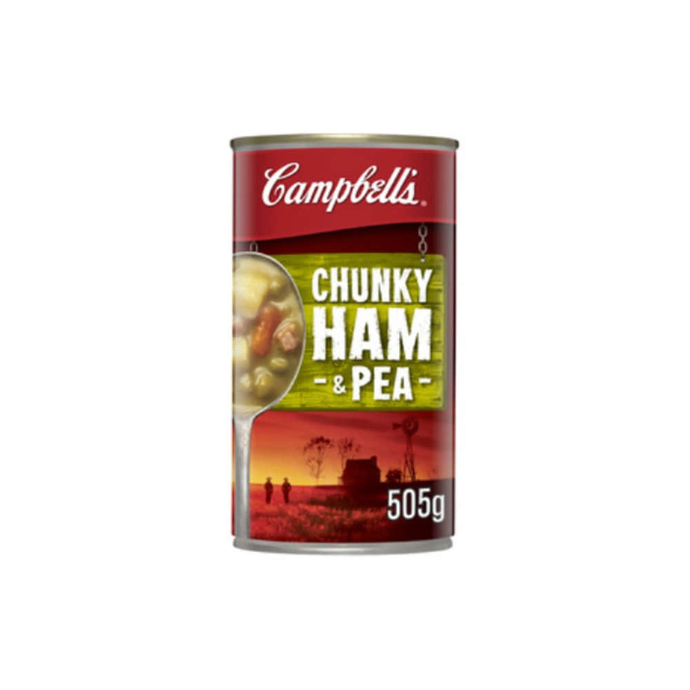 캠벨 청키 피 &amp; 햄 수프 캔 505g, Campbells Chunky Pea &amp; Ham Soup Can 505g