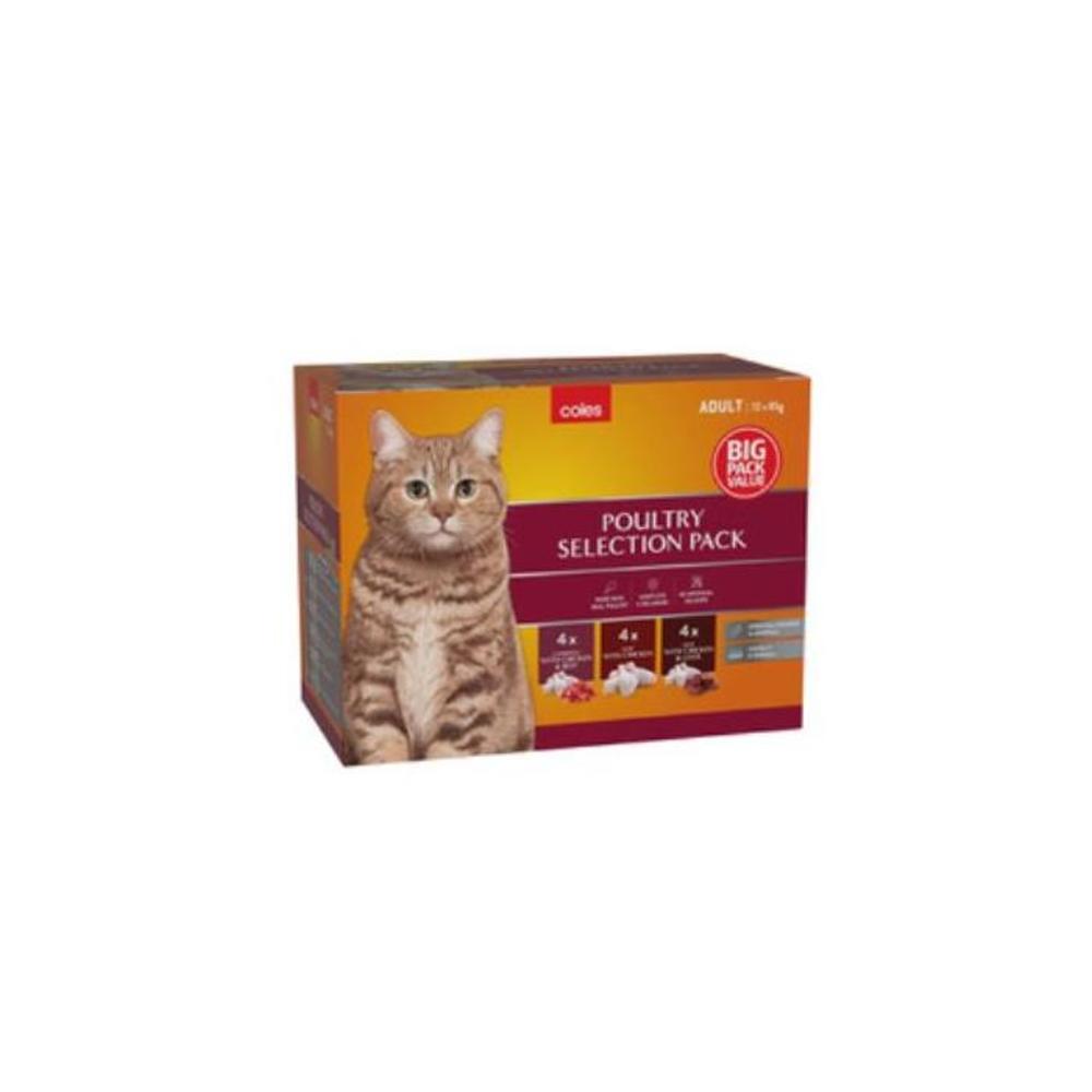 Coles Pouch Poultry Variety Cat Food 12 pack 3707755P