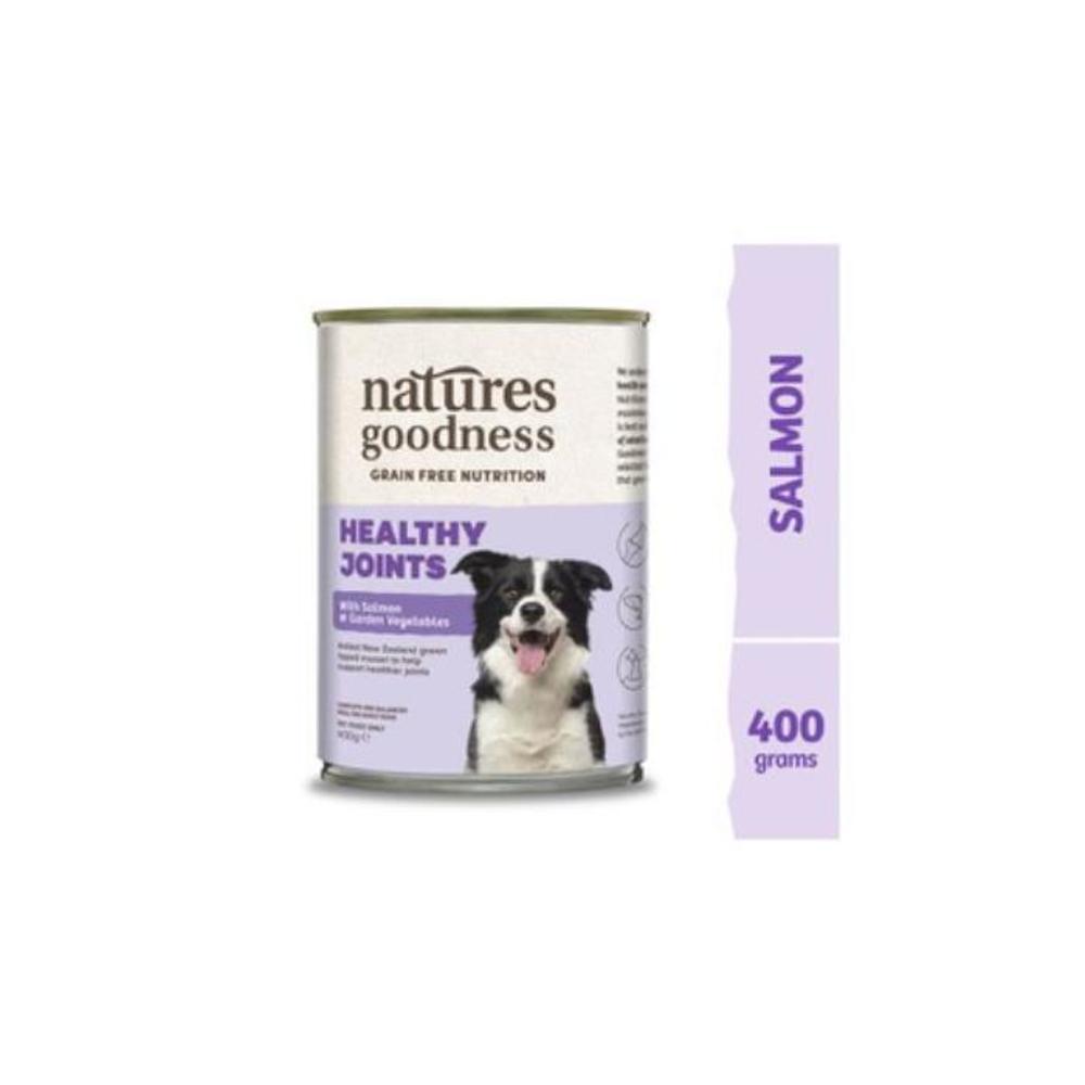 Natures Goodness Grain Free Nutrition Dog Food Healthy Joints With Salmon And Garden Vegetables 400g 4490160P