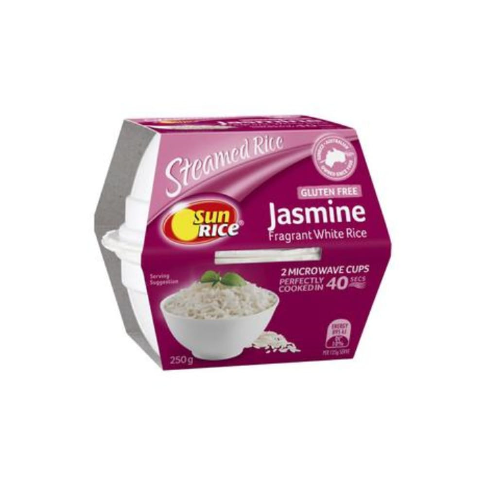 선라이스 자스민 라이드 컵 2 팩 250g, Sunrice Jasmine Rice Cup 2 pack 250g