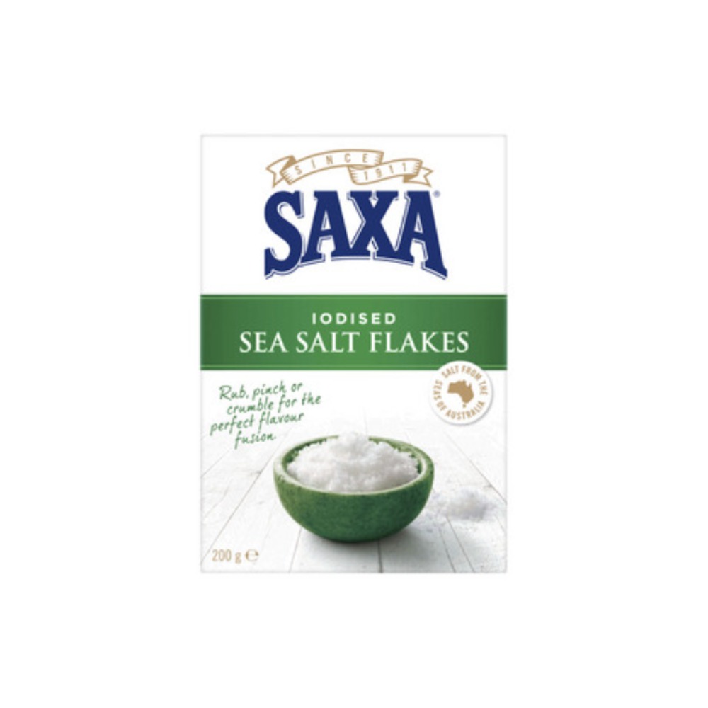 색사 아이오다이즈드 씨 솔트 플레이크 200g, Saxa Iodised Sea Salt Flakes 200g