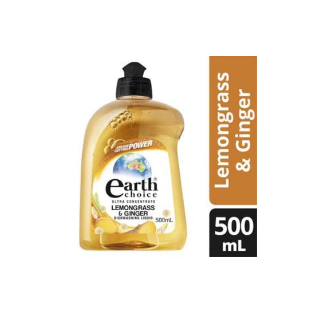 어스 초이스 디쉬 워시 콘센트레이트 리퀴드 레몬그라스 &amp; 진저 500ml, Earth Choice Dish Wash Concentrate Liquid Lemongrass &amp; Ginger 500mL
