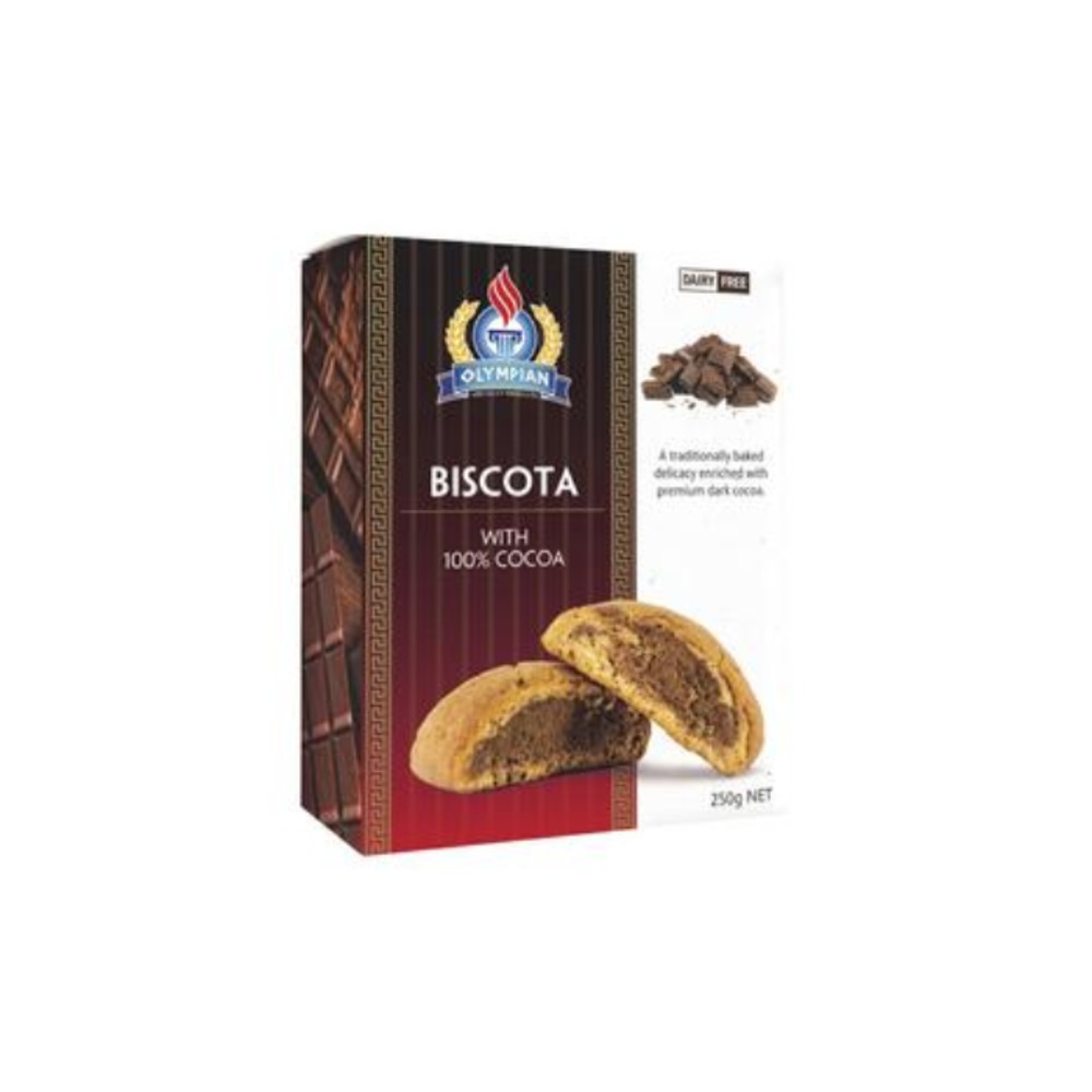 올림피안 비스코타 위드 코코아 250g, Olympian Biscota With Cocoa 250g