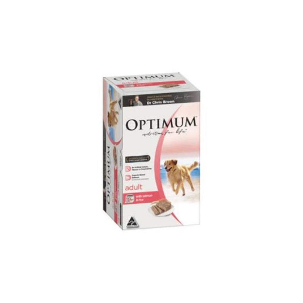 Optimum Dog Food Salmon And Rice 6x100g 6 pack 3870993P