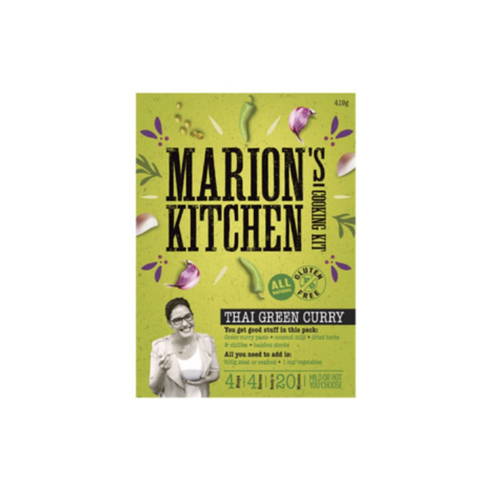 마리온스 키친 타이 그린 커리 쿠킹 킷 475g, Marions Kitchen Thai Green Curry Cooking Kit 475g