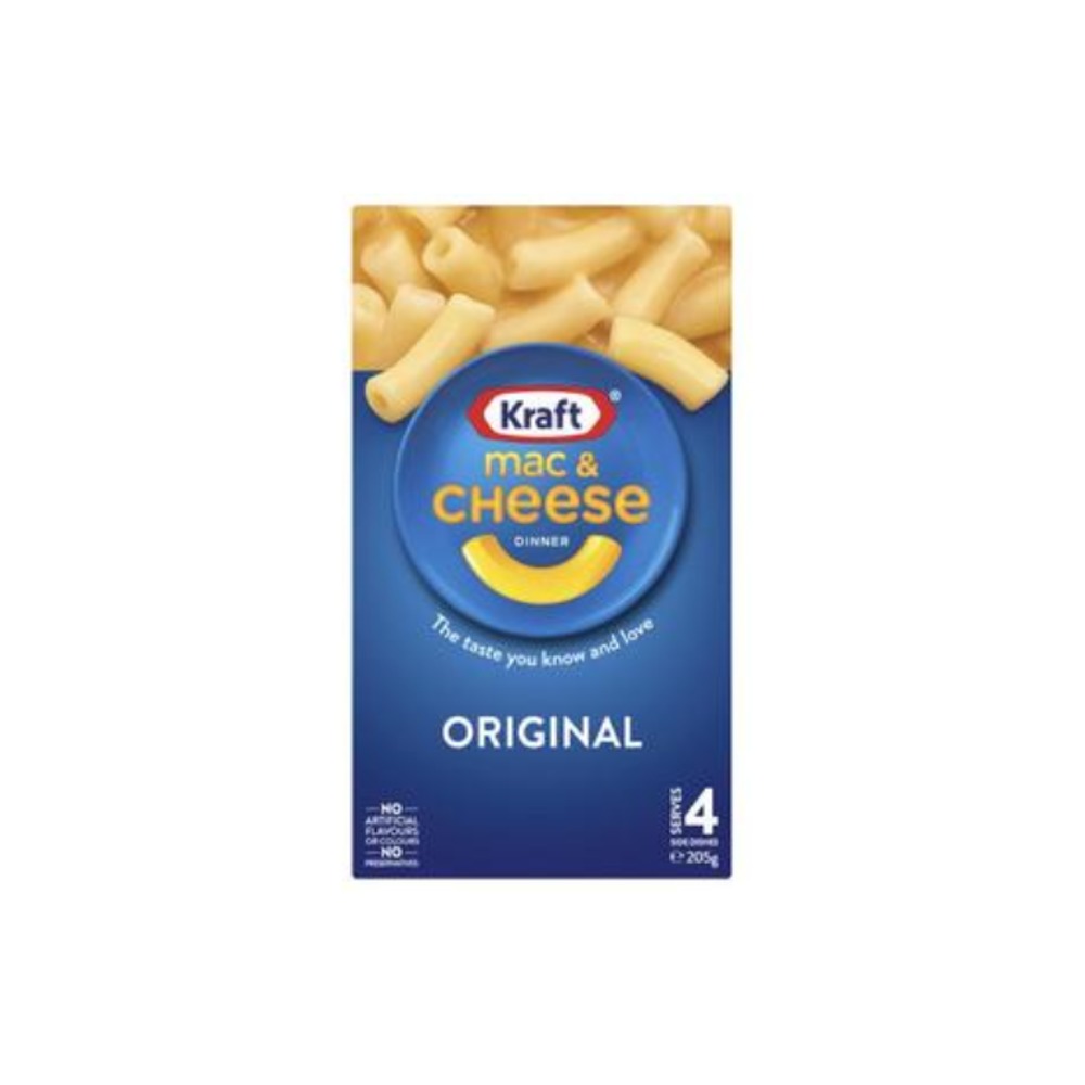 크래프트 오리지날 맥 &amp; 치즈 파스타 4 서브 205g, Kraft Original Mac &amp; Cheese Pasta 4 Serves 205g
