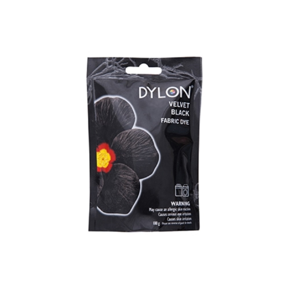 다이론 벨벳 블랙 파브릭 머신 다이 100g, Dylon Velvet Black Fabric Machine Dye 100g