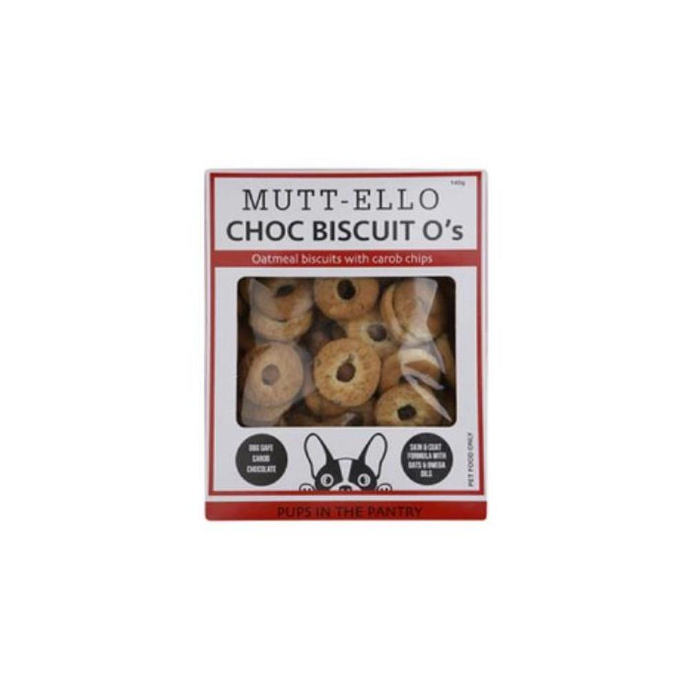 Pups In The Pantry Mutt-Ello Choc Biscuits O 140g 2820311P