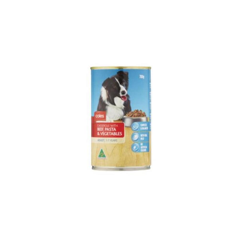 Coles Casserole Beef Pasta &amp; Vegetable Canned Dog Food 700g 5691918P