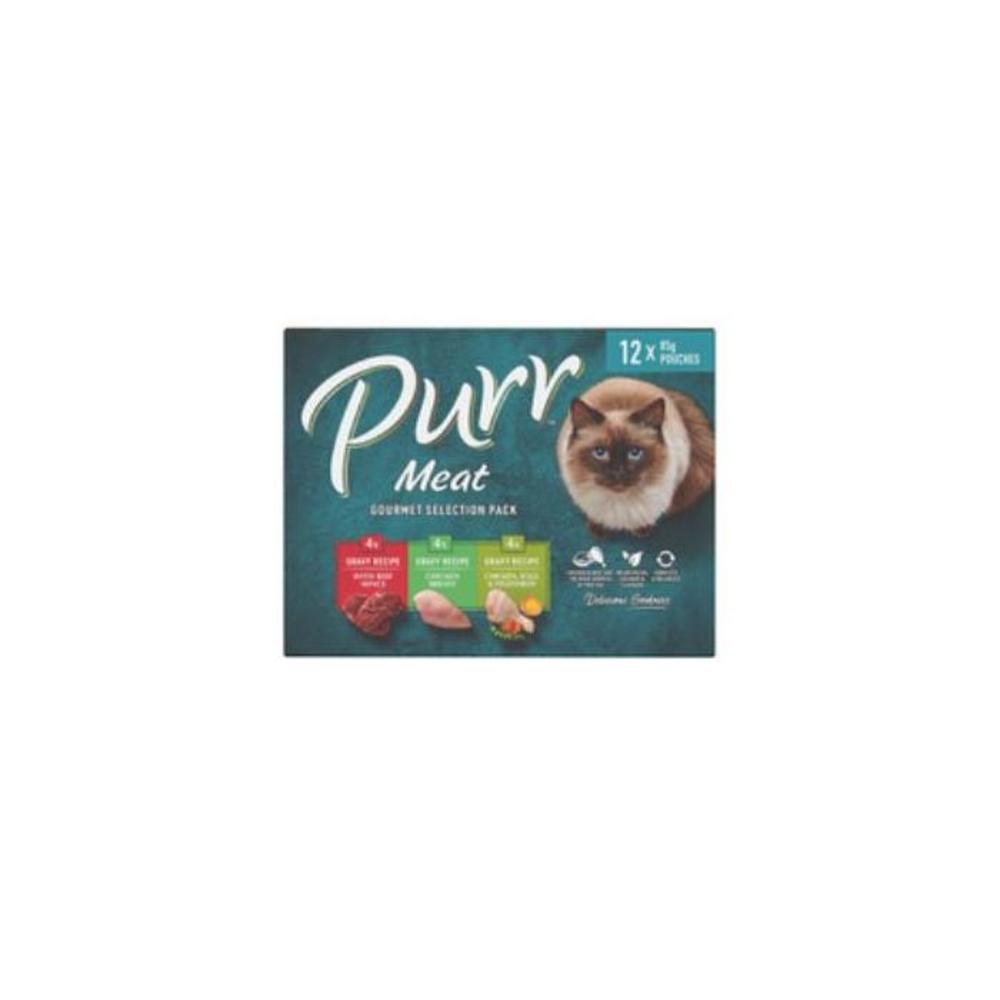 Purr Meat Selection Cat Food 12X85g 12 pack 3957424P