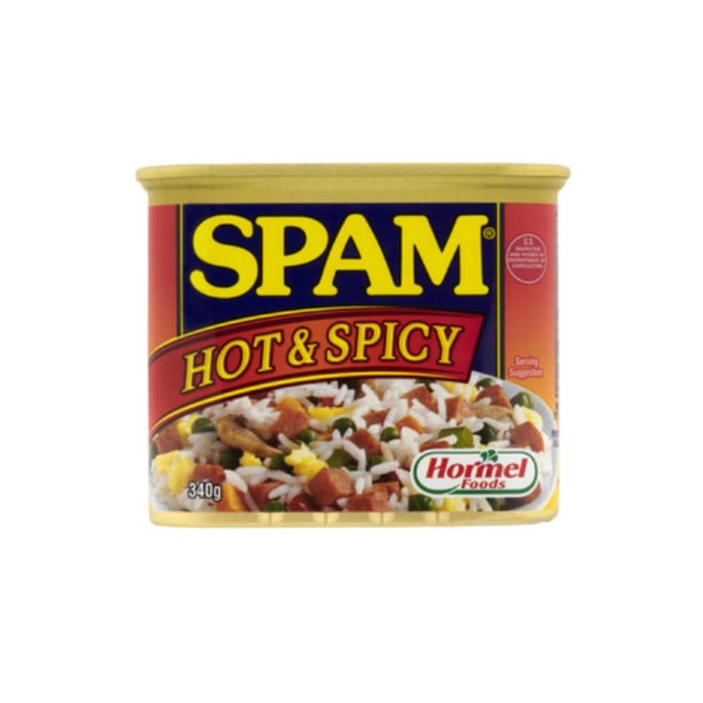 스팸 핫 &amp; 스파이시 햄 340g, Spam Hot &amp; Spicy Ham 340g