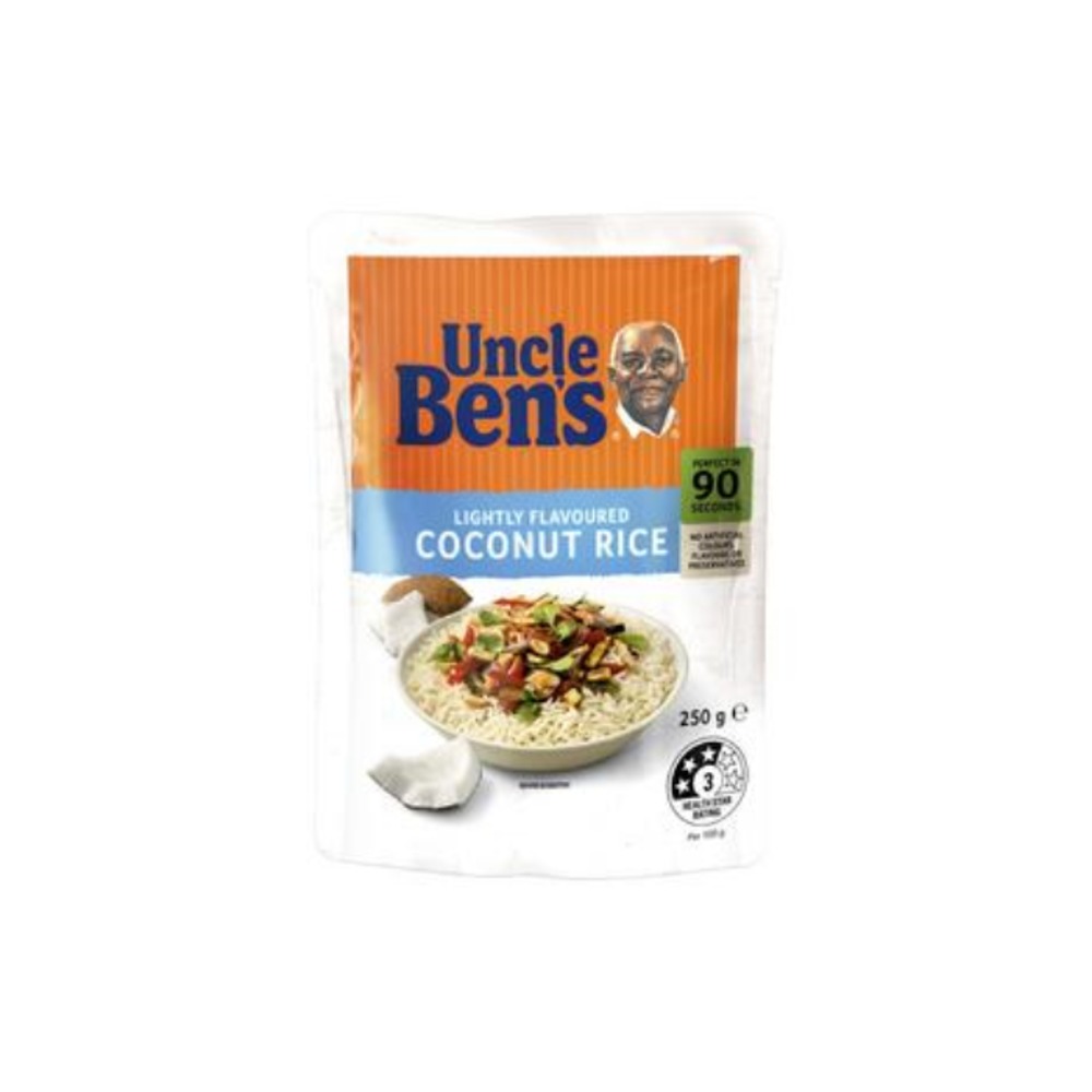 엉클 벤스 마이크로웨이브 코코넛 라이드 250g, Uncle Bens Microwave Coconut Rice 250g