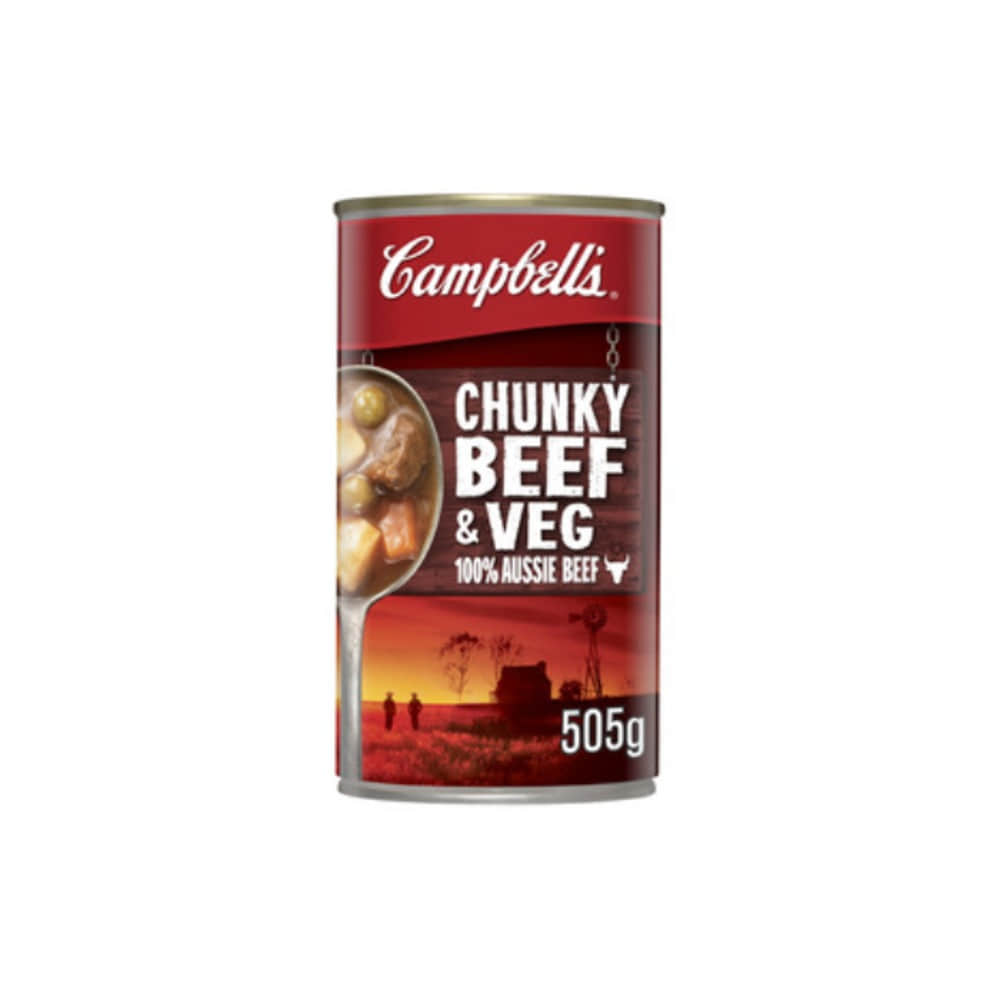 캠벨 청키 비프 수프 캔 505g, Campbells Chunky Beef Soup Can 505g
