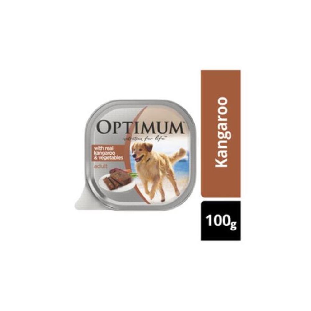 Optimum Adult Dog Food With Real Kangaroo &amp; Vegetables 100g 3015875P