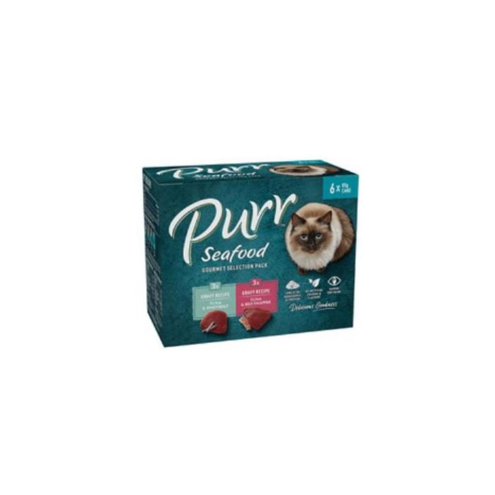 Purr Singles Cat Food Seafood Selection 6x85g 6 pack 7604856P