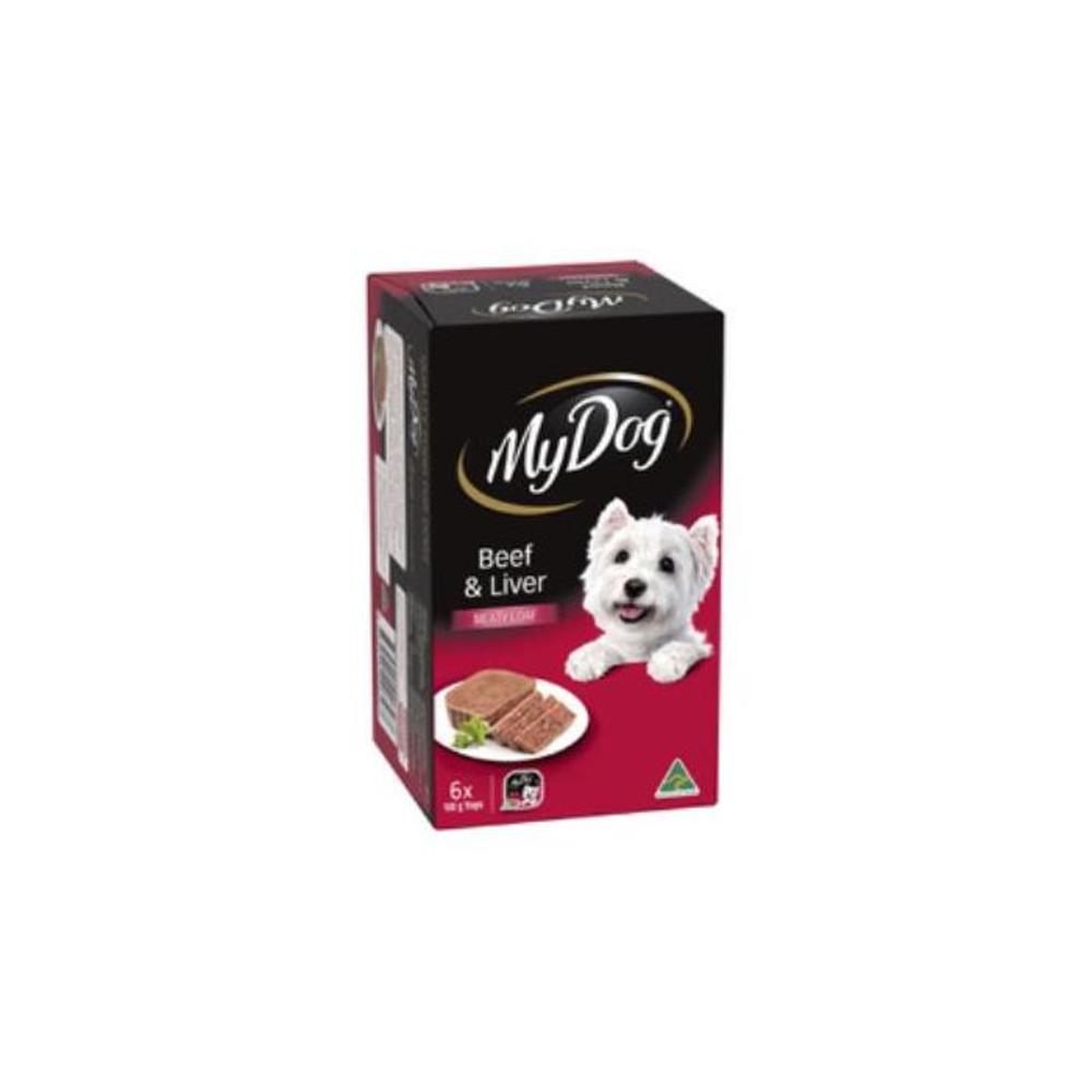 My Dog Classic Loaf With Gourmet Beef &amp; Hearty Liver 6X100G Wet Dog Food 6 pack 6387173P