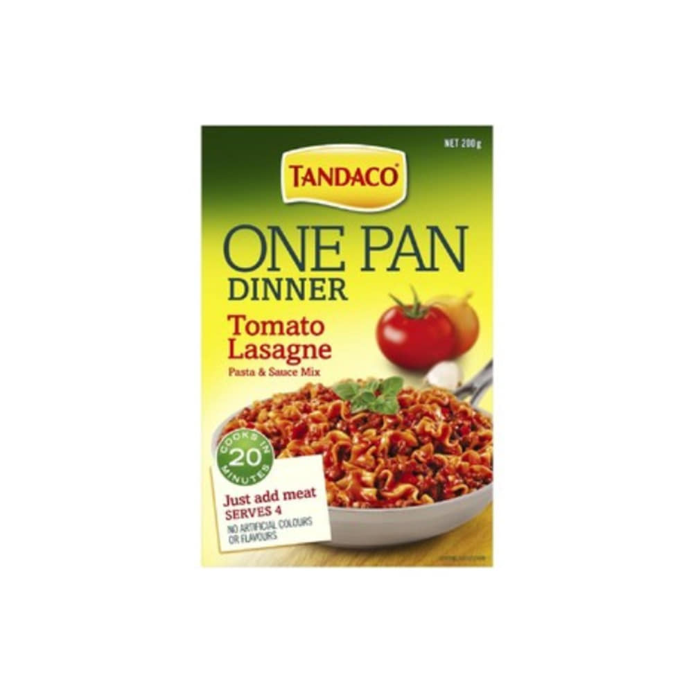 탄다코 토마토 라자냐 캐서롤 소스 믹스 원 팬 디너 200g, Tandaco Tomato Lasagne Casserole Sauce Mix One Pan Dinner 200g