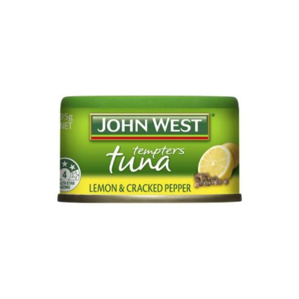 존 웨스트 템퍼스 레몬 &amp; 크랙드 페퍼 튜나 95g, John West Tempters Lemon &amp; Cracked Pepper Tuna 95g