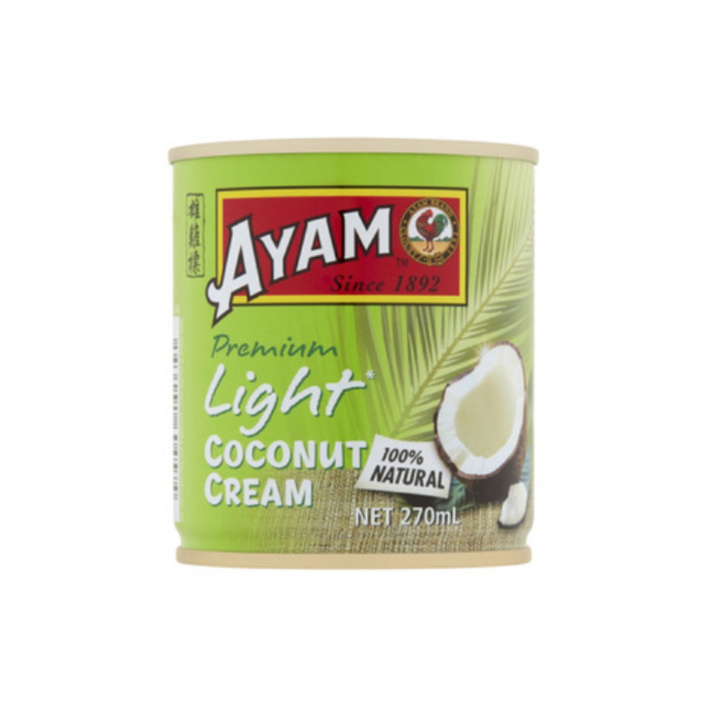 어얨 프리미엄 라이트 코코넛 크림 270ml, Ayam Premium Light Coconut Cream 270mL