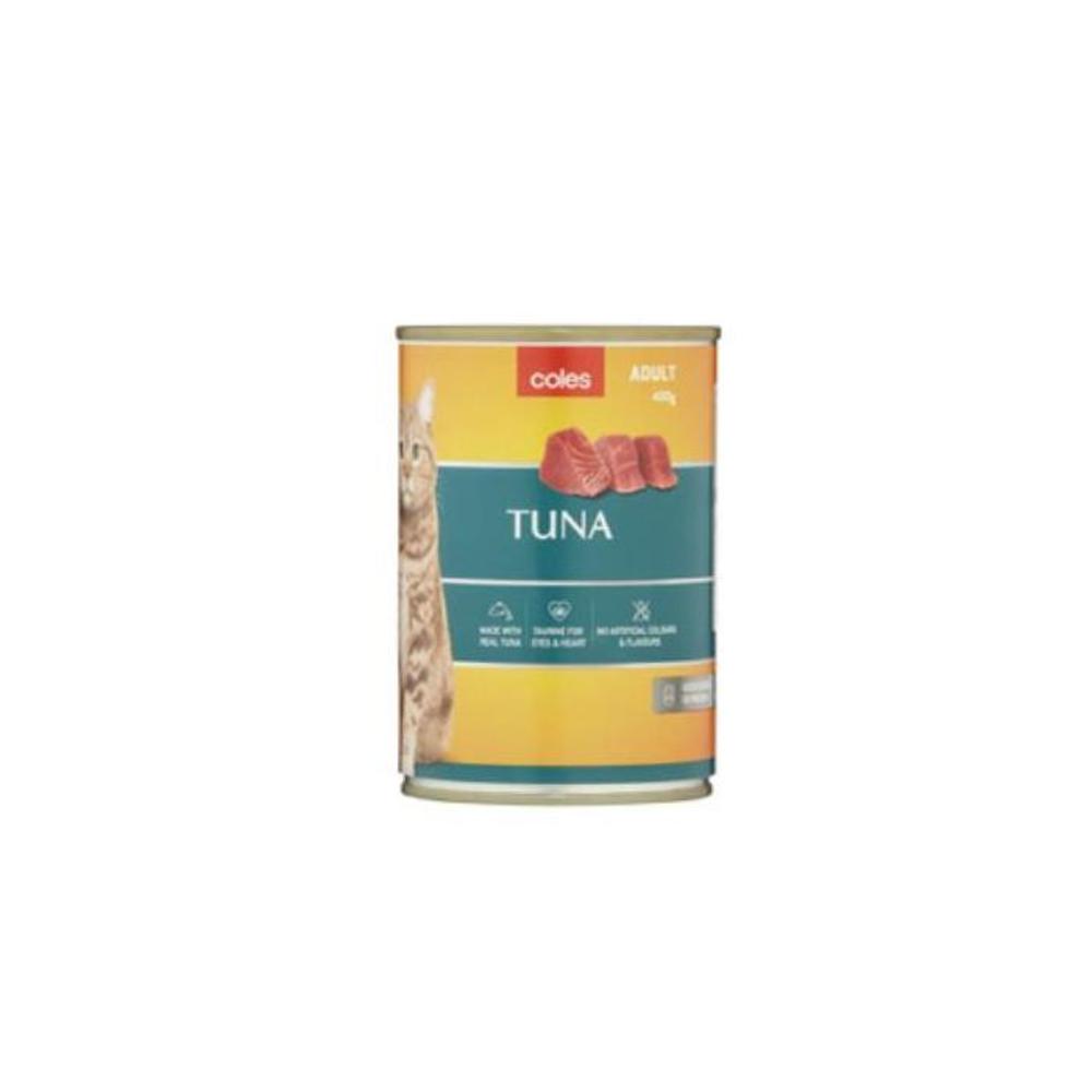 Coles Tuna Adult Cat Food 400g 2289004P