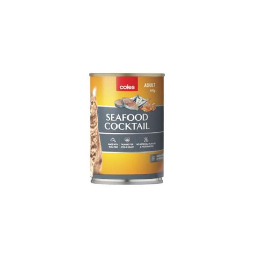 Coles Seafood Cocktail Adult Cat Food 400g 2278507P
