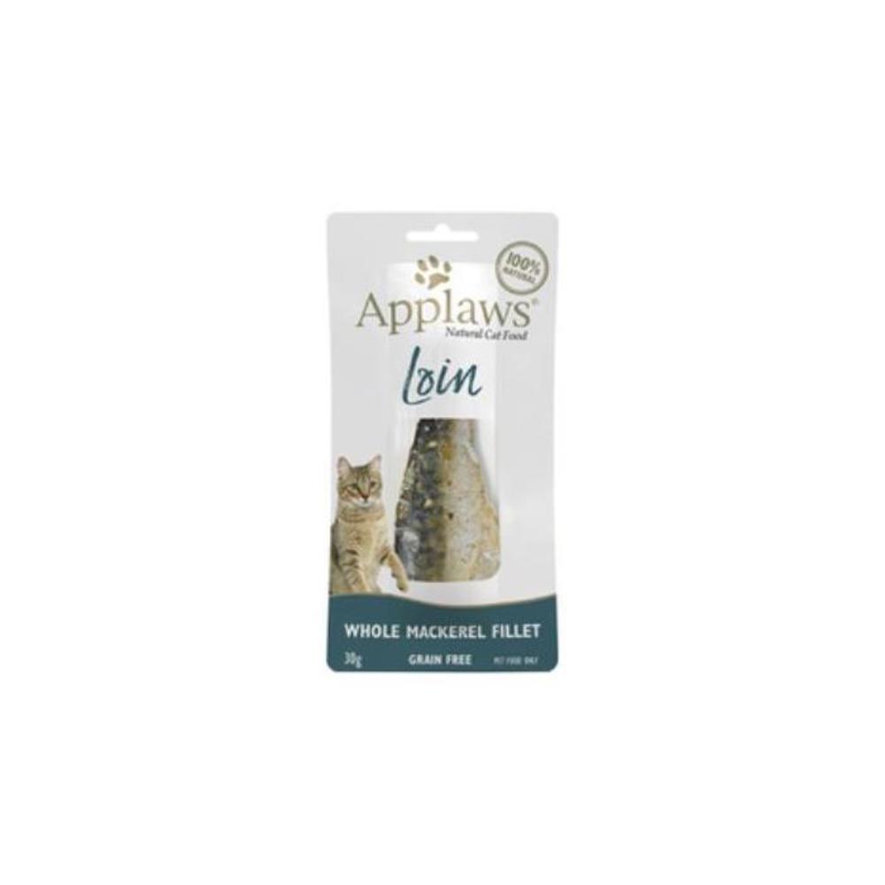 Applaws Whole Mackarel Loin Cat Treats 30g 2283256P