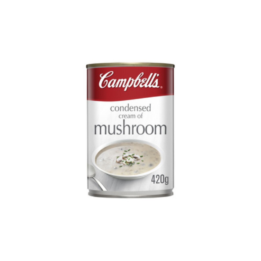 캠벨 크림 오브 머쉬룸 콘덴스드 수프 캔 420g, Campbells Cream of Mushroom Condensed Soup Can 420g