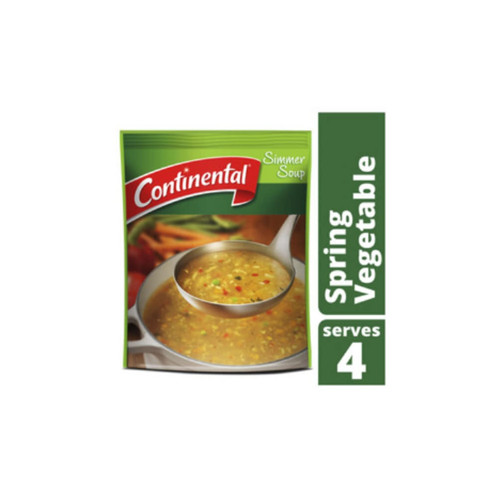 콘티넨탈 스프링 베지터블 수프 서브 4 30g, Continental Spring Vegetable Soup Serves 4 30g