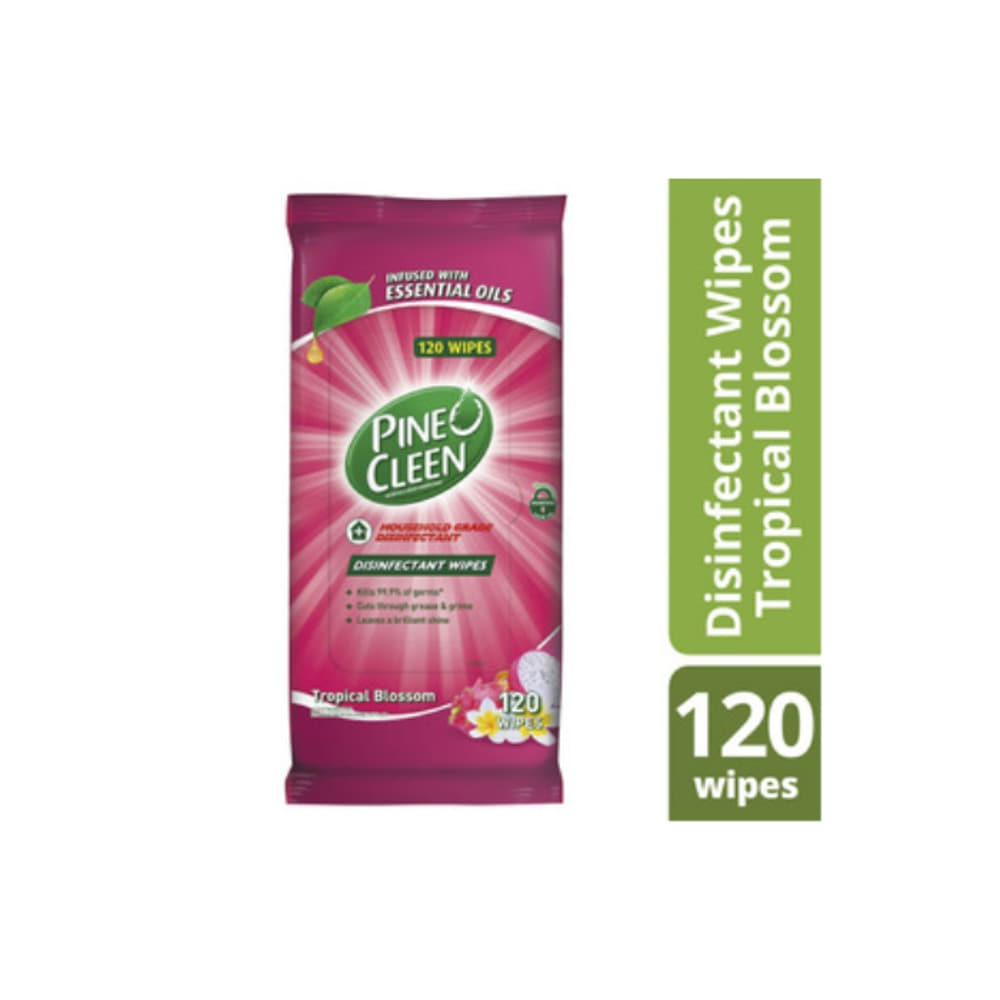 파인 o 클린 트로피칼 블로섬 디스인펙턴트 와입스 120 팩, Pine O Cleen Tropical Blossom Disinfectant Wipes 120 pack