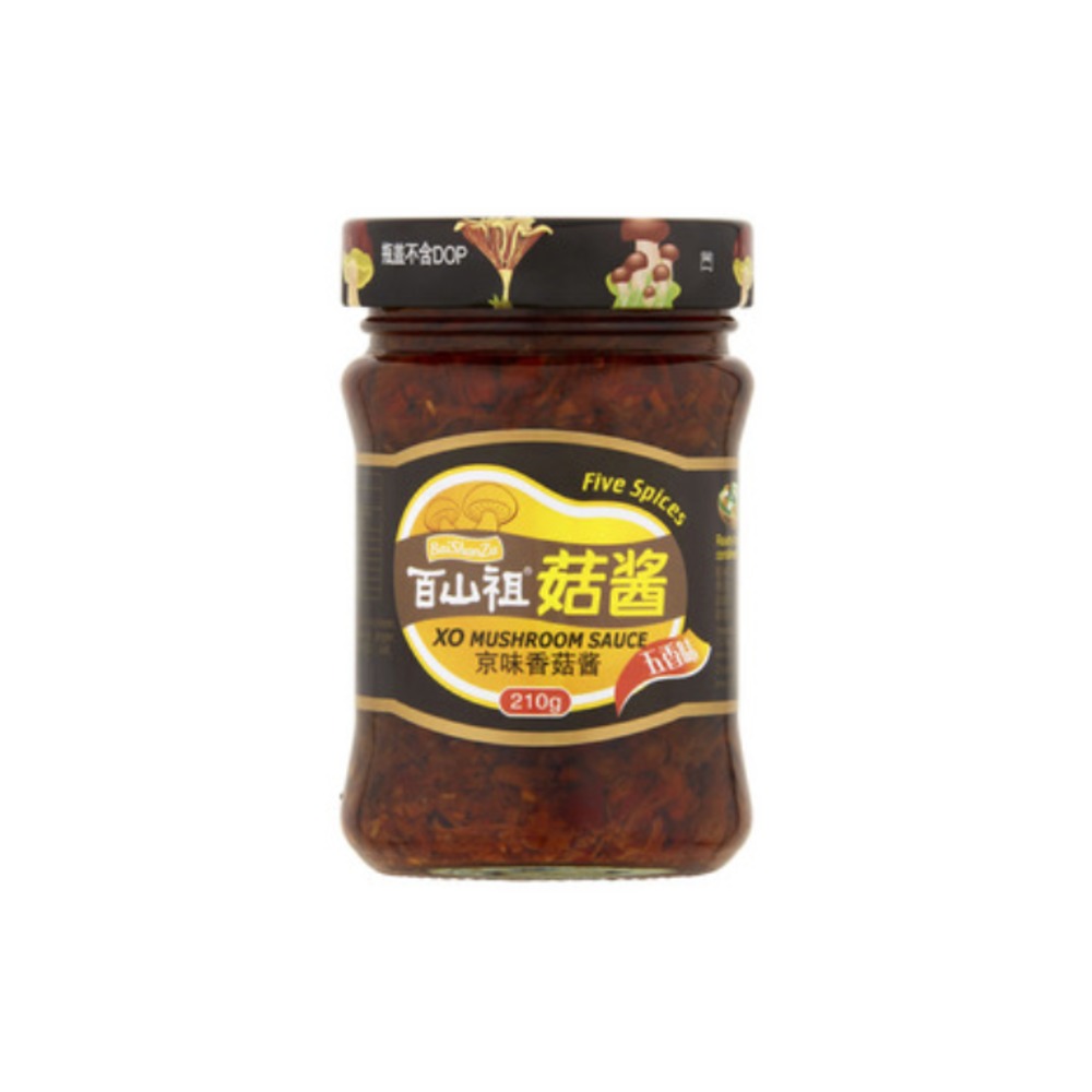 바이샨주 소 파이브 스파이스 머쉬룸 소스 210g, Baishanzu XO Five Spices Mushroom Sauce 210g