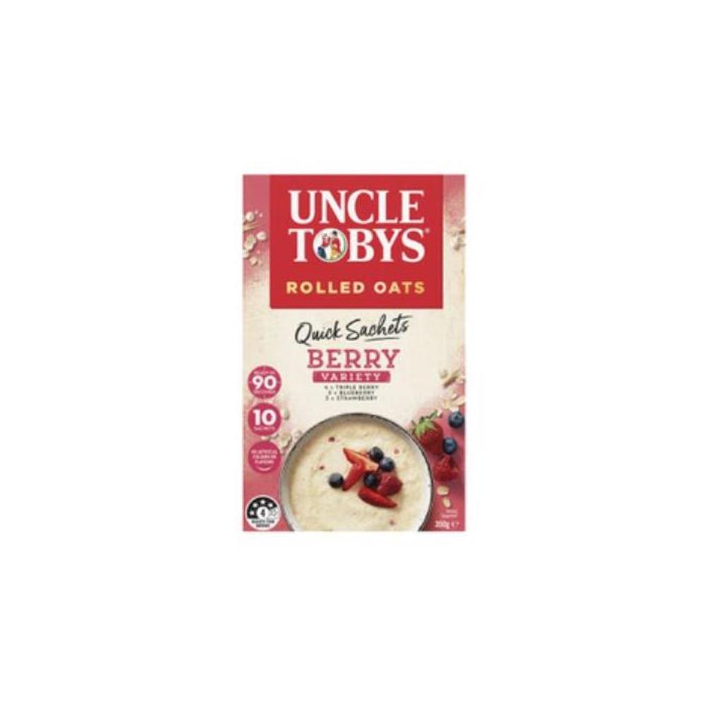 Uncle Tobys Oats Quick Sachets Berry Variety 350g