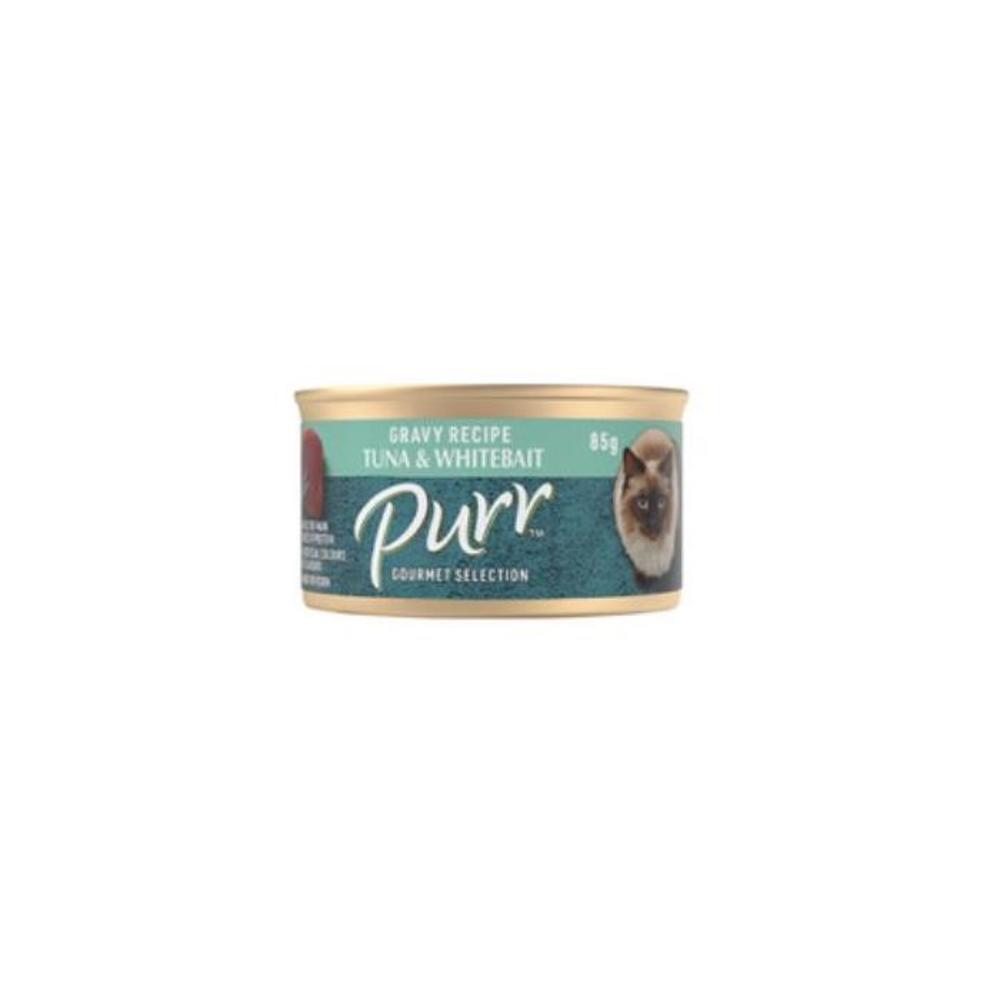 Purr Tuna with Whitebait in Gravy Cat Food 85g 7581025P
