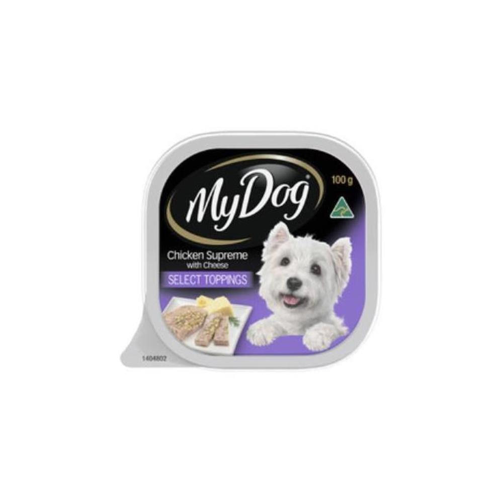 My Dog Select Toppings With Tender Chicken &amp; Cheese Adult Wet Dog Food 100g 8919150P