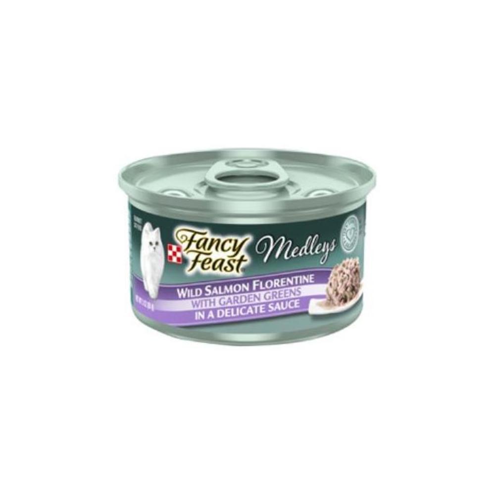 Fancy Feast Medleys Wild Salmon Florentine Cat Food 85g 4492246P