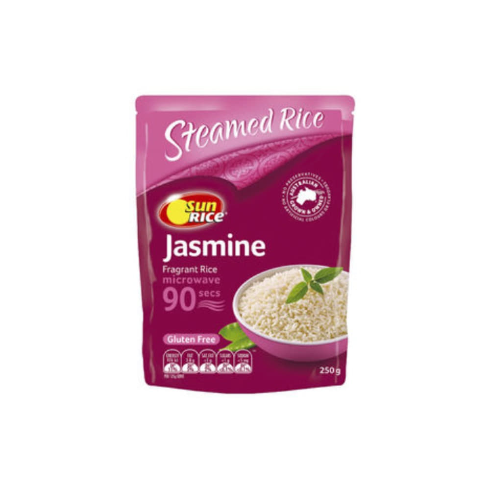 선라이스 자스민 마이크로웨이버블 라이드 250g, Sunrice Jasmine Microwavable Rice 250g