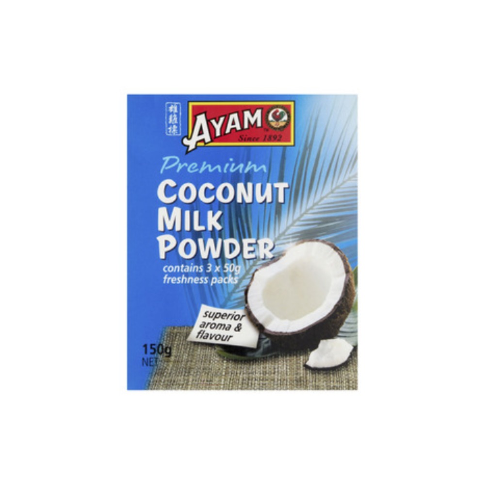 어얨 프리미엄 코코넛 밀크 파우더 3 팩 150g, Ayam Premium Coconut Milk Powder 3 Pack 150g