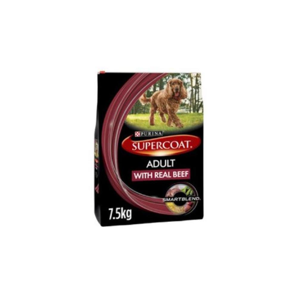 Supercoat Real Beef Dry Adult Dog Food 7.5kg 5413573P